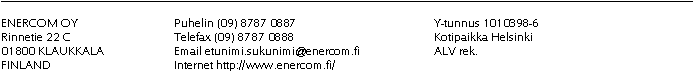 Yhteystiedot